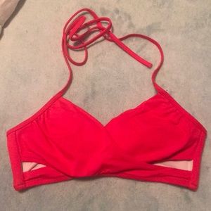 vs pink body wrap swimsuit top
